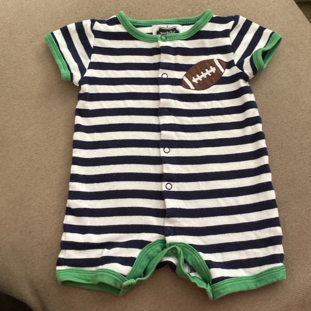 Mudpuppy 9-12 month football Onesie